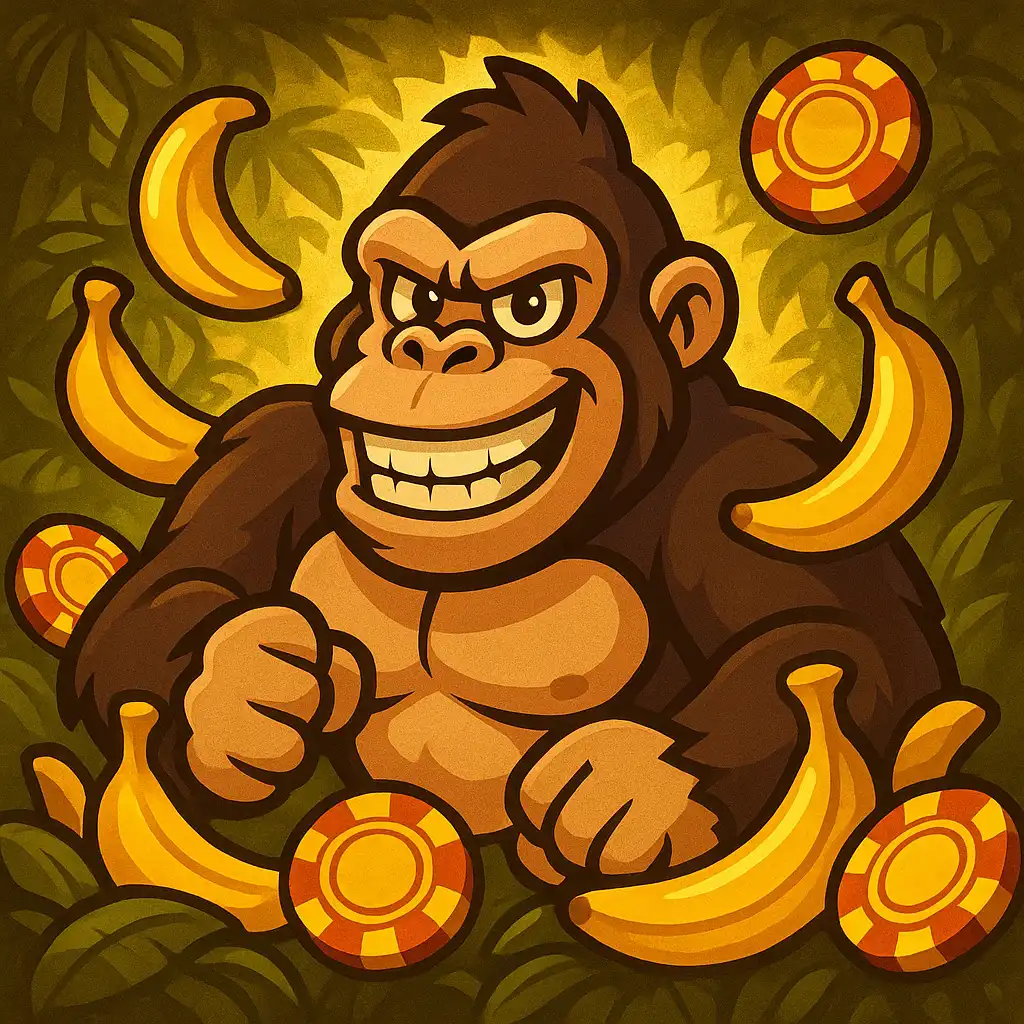 King Kong Cash Even Bigger Bananas 4 slot game artwork